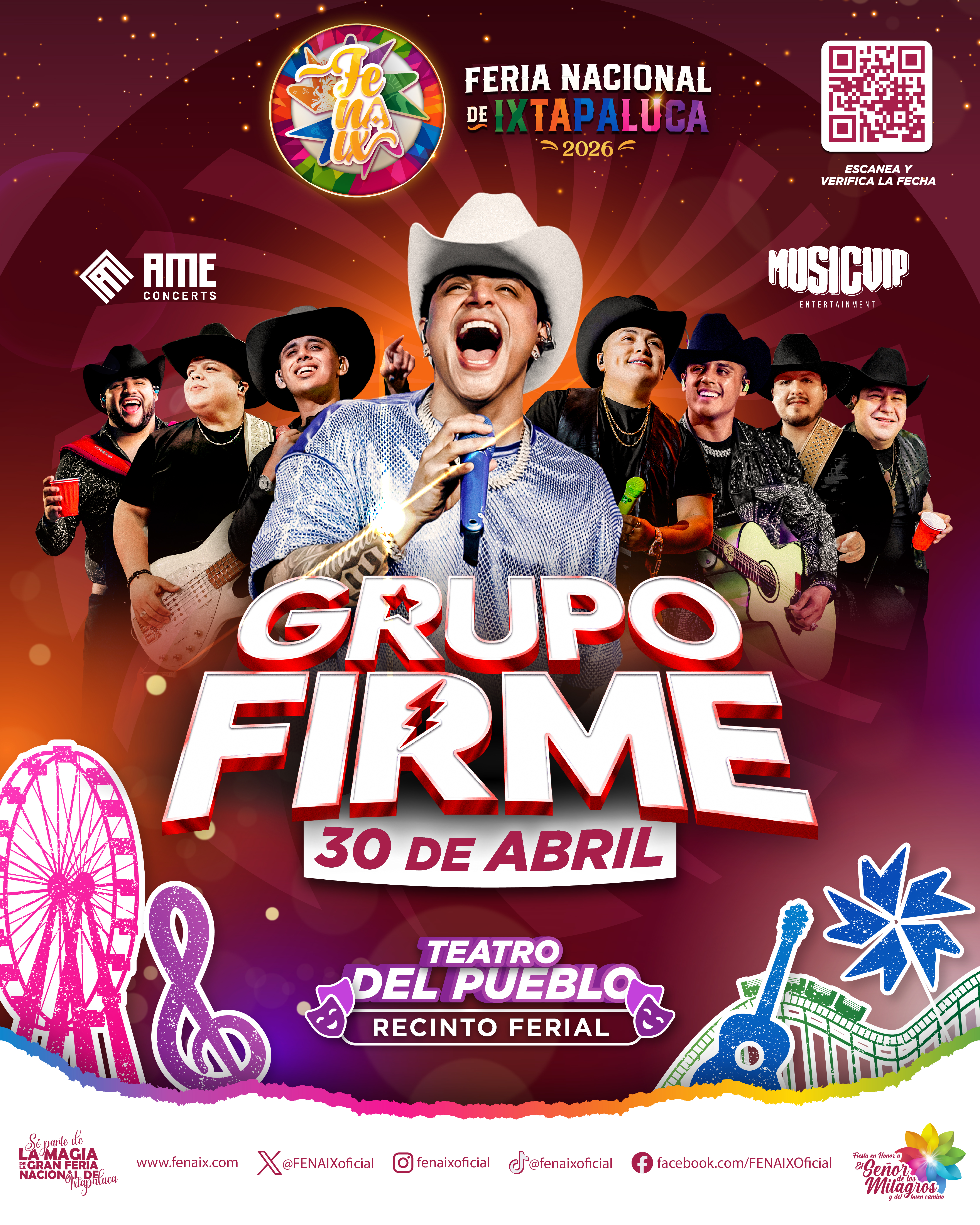 Grupo Firme en la Feria Nacional de Ixtapaluca