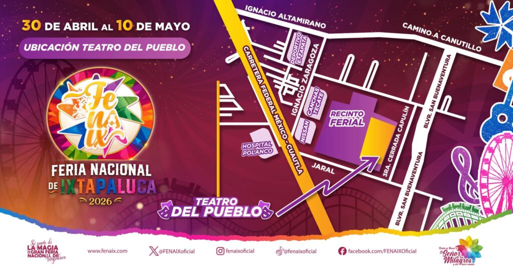 Mapa Teatro del Pueblo FENAIX